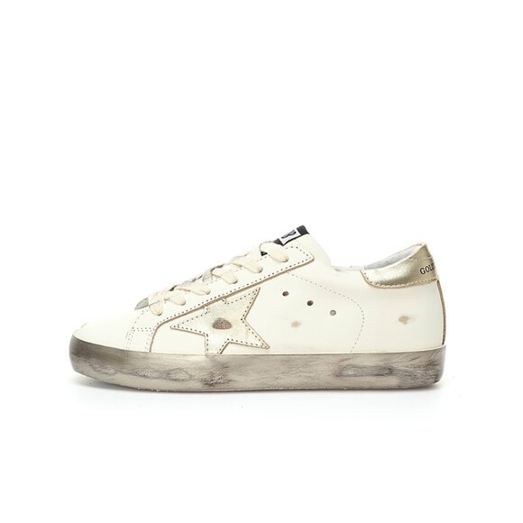 Golden Goose Unisex Brown Heel Panel Low - Top Sneakers - Picture 1 of 8